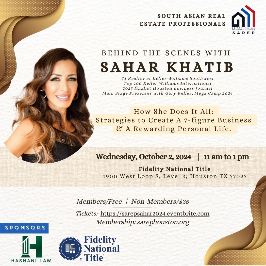 SAREP Sahar Khatib Top Producer Luncheon