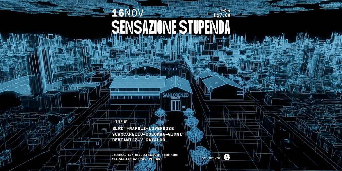 16.11 | SENSAZIONE STUPENDA @SANLORENZOMERCATO