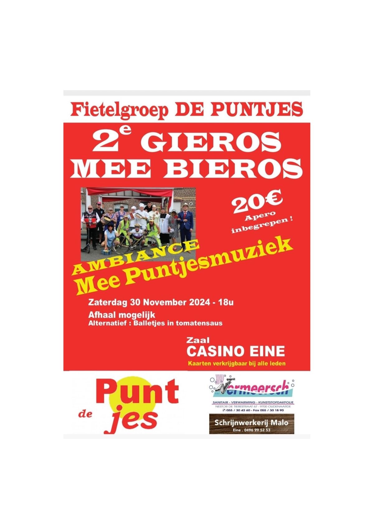 2e GIEROS MEE BIEROS |  Fietelgroep De puntjes