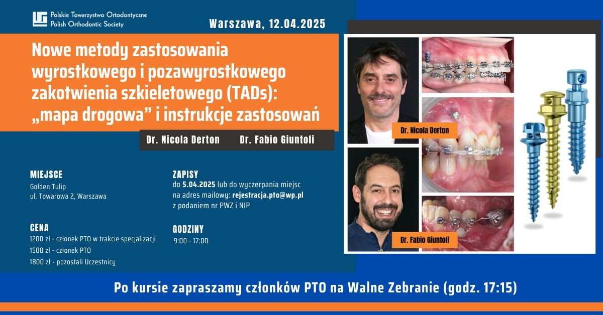 Nowe metody zastosowania wyrostkowego  i pozawyrostkowego zakotwienia szkieletowego (TADs)