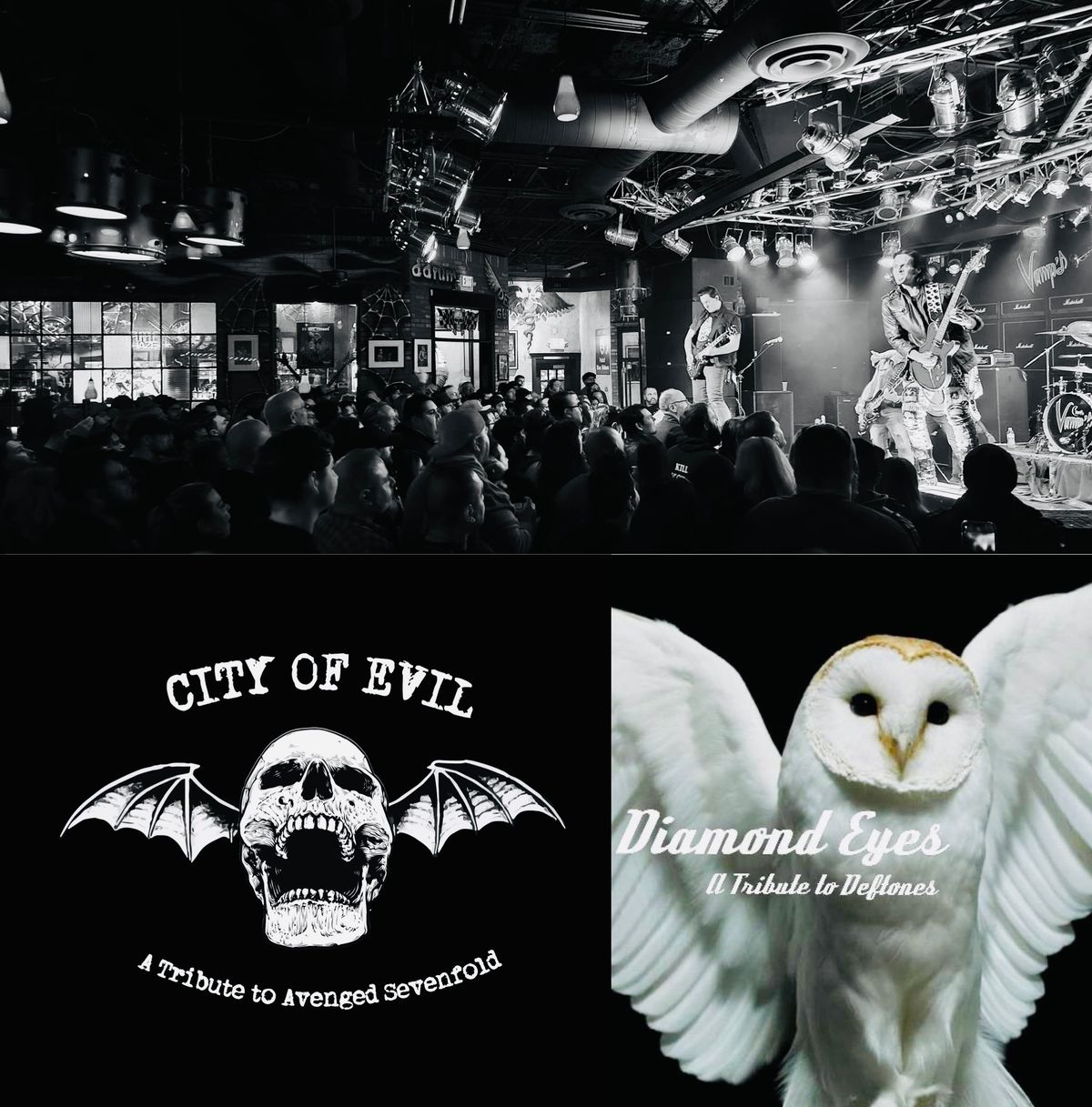 City Of Evil Returns to Vamp\u2019d w\/ Special guests, Diamond Eyes! 