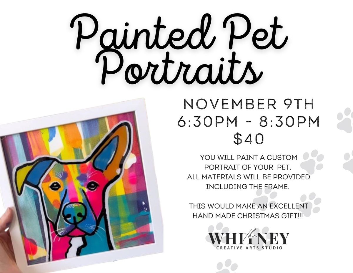 Custom Painted Pet Portraits