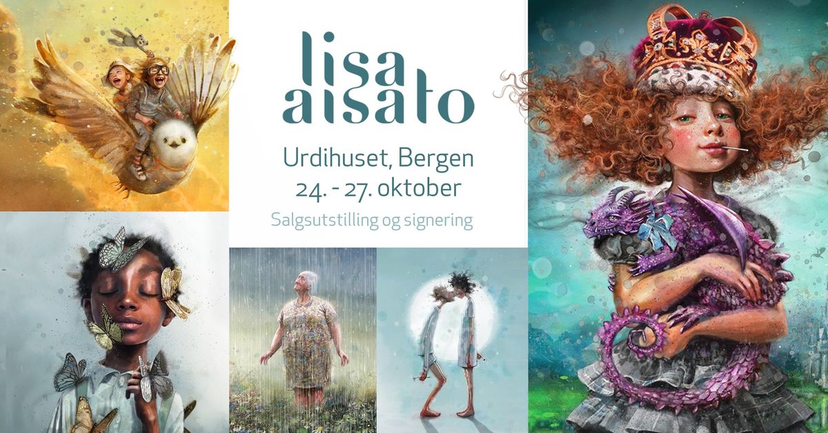 Popup-salgsutstilling med Lisa Aisato i Bergen