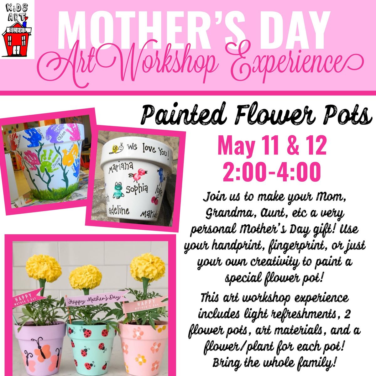 Mother\u2019s Day Art Workshop Experience