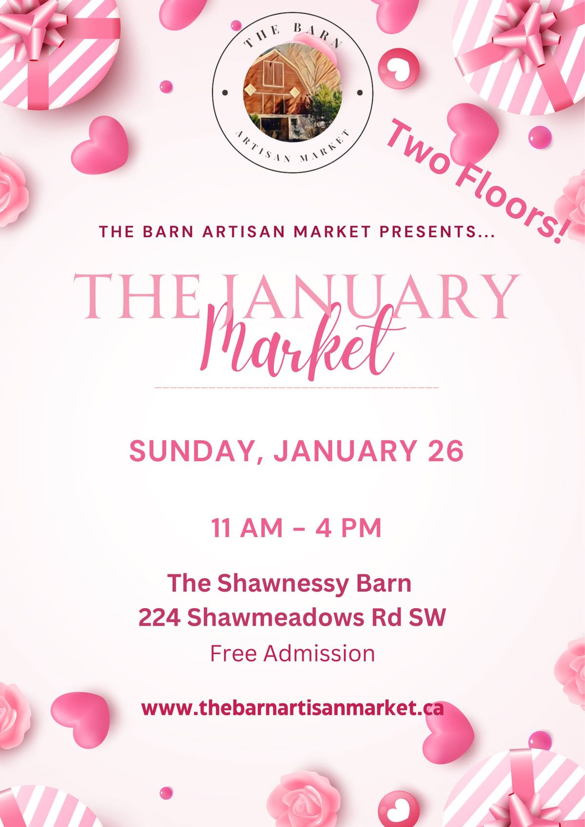 The Barn Artisan Market presents... The January Market! 