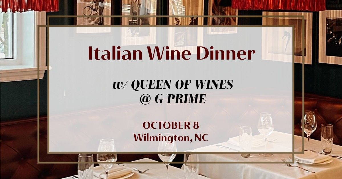 Italian Wine Dinner