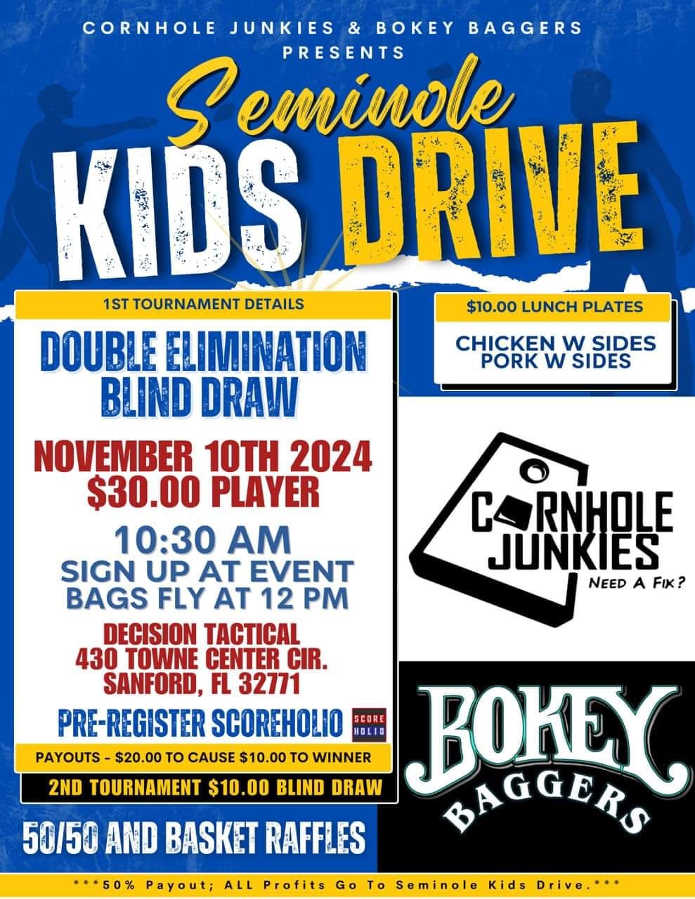 Seminole Kids Drive @ Decision Tactical 