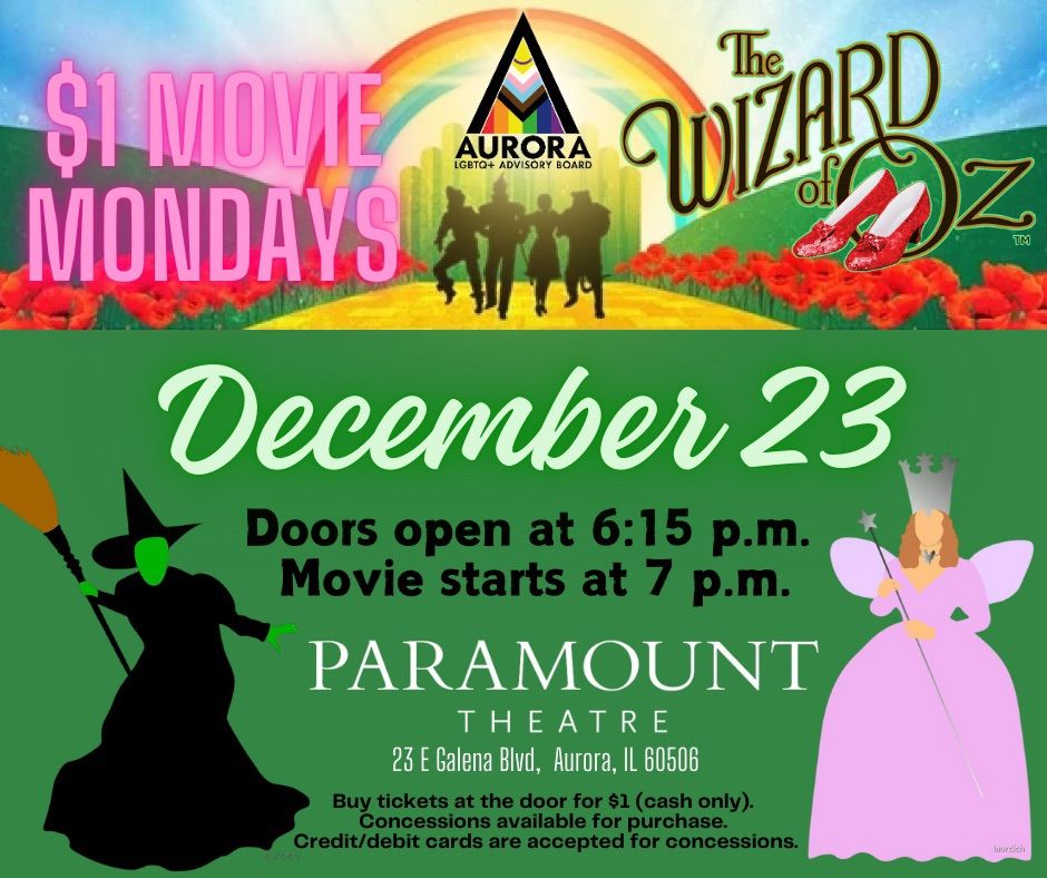 $1 Movie Mondays: The Wizard of Oz