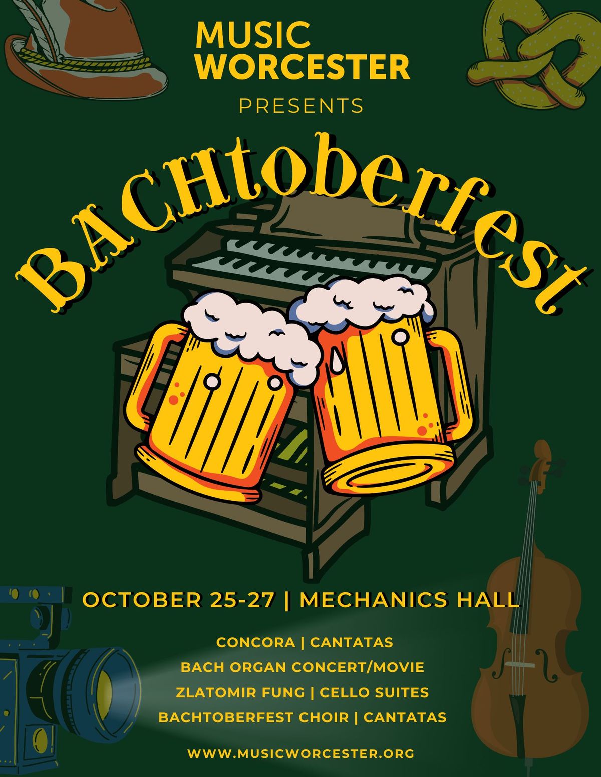 BACHtoberfest 2024, presented by Music Worcester