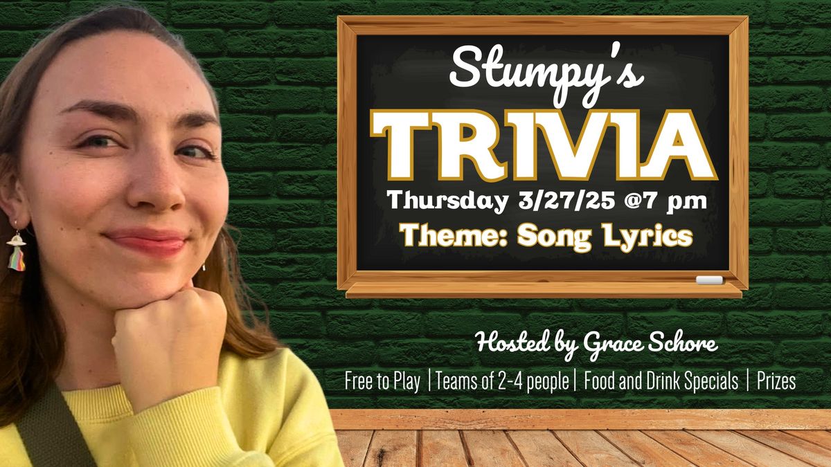 Stumpy's Song Lyrics Trivia 