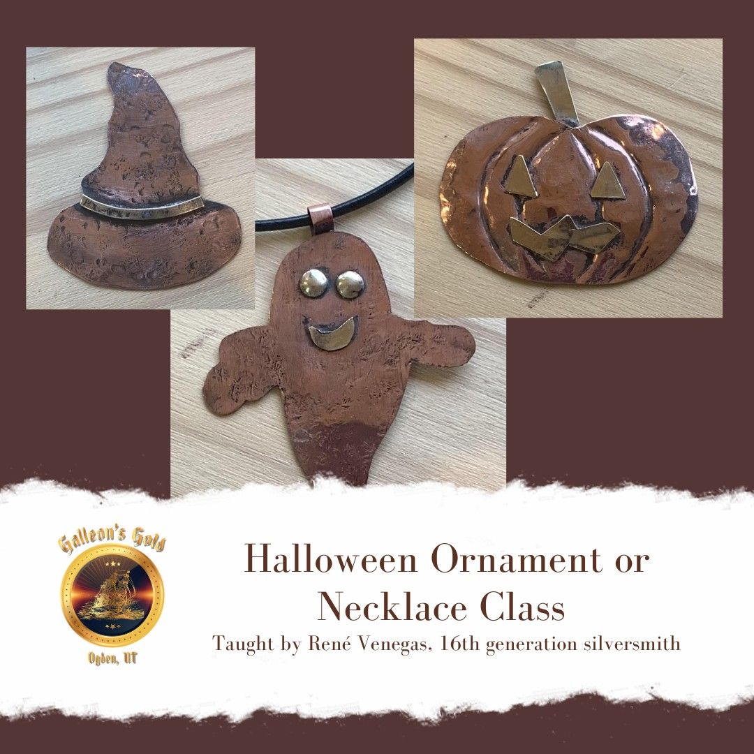 Copper Halloween Ornament or Necklace