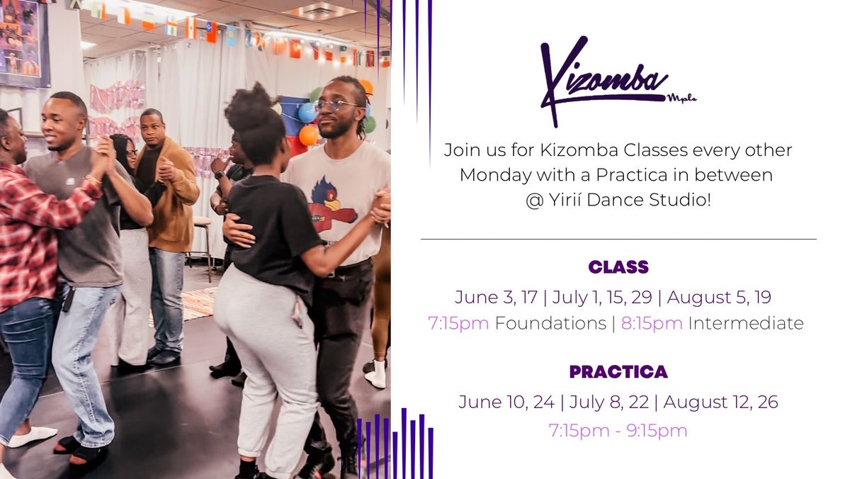 Kizomba Mpls - Summer Classes and Practicas