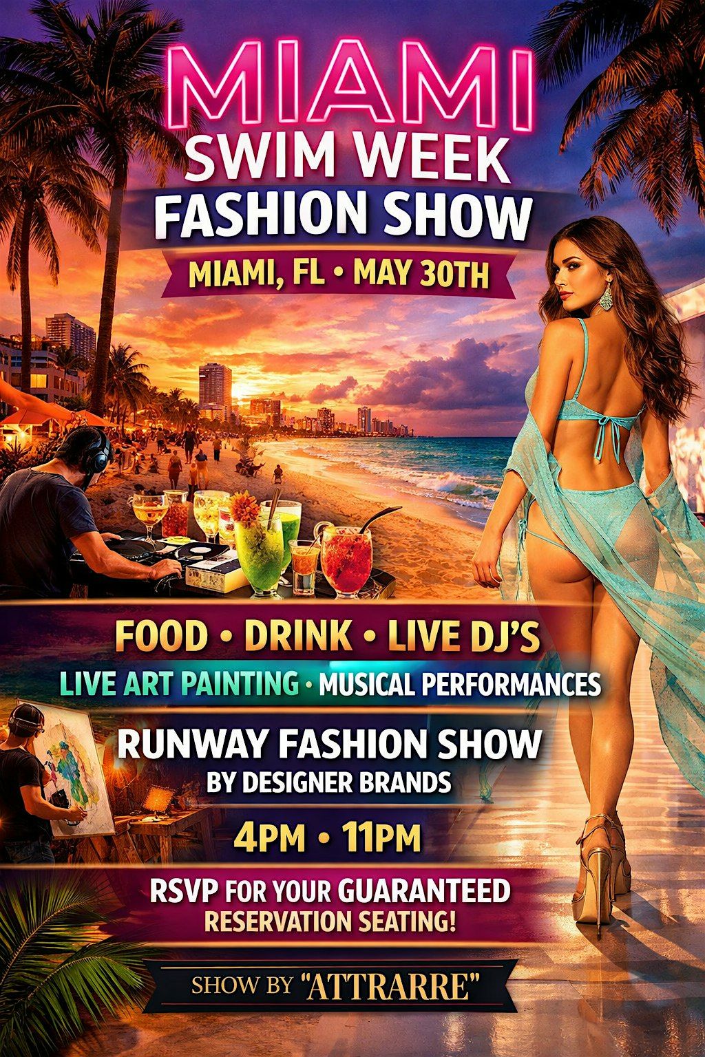 Attrarre Fashion show (Miami swim week)