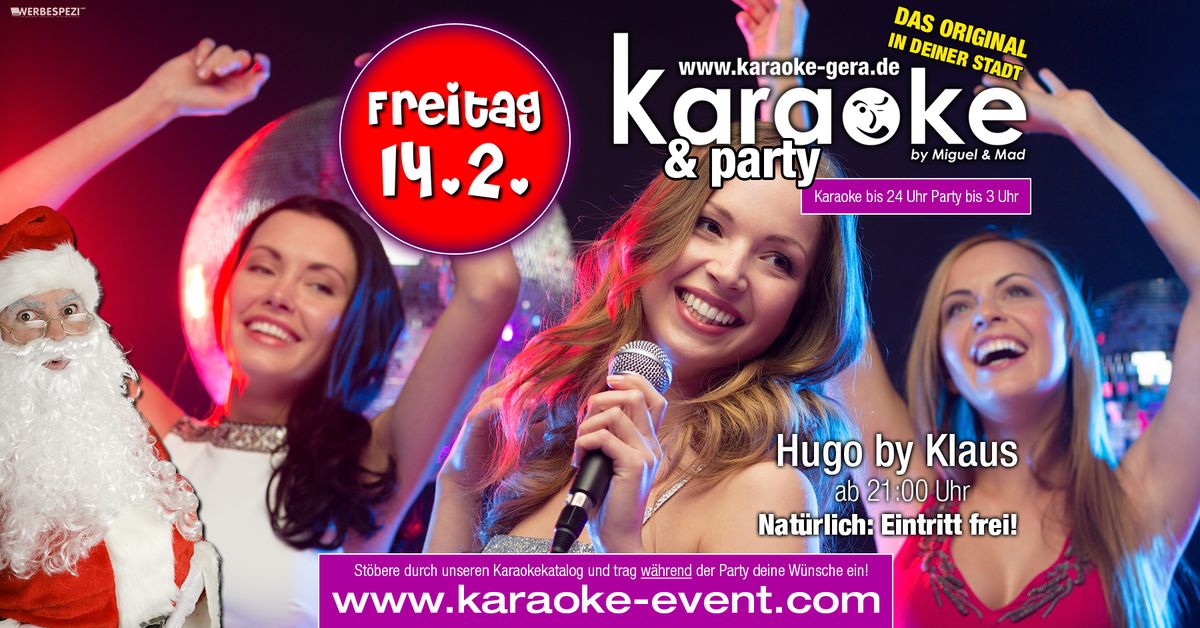 Karaoke zum Valentinstag im Hugo \/\/ Eintritt frei