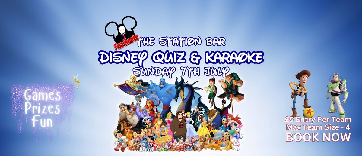 Disney Quiz & Karaoke - Adults Only