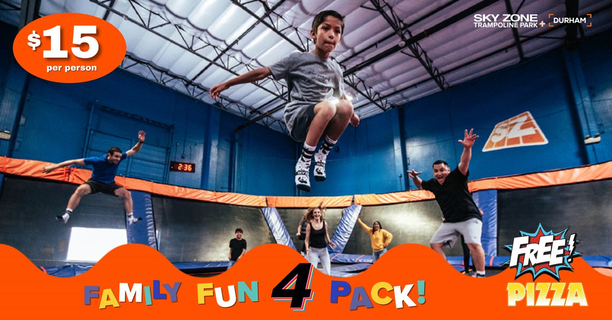 \ud83d\udc68\u200d\ud83d\udc69\u200d\ud83d\udc66\u200d\ud83d\udc66 Sky Zone Family Fun Day!\ufe0f