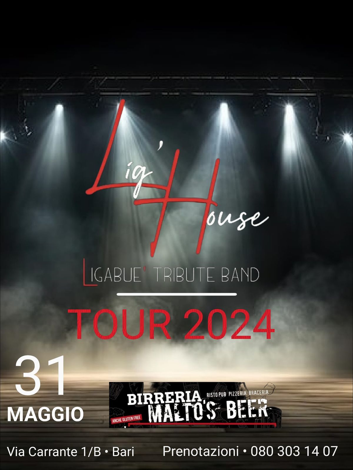 Lig' House Ligabue Tribute Band \u2022 Live @ Malto's Beer 