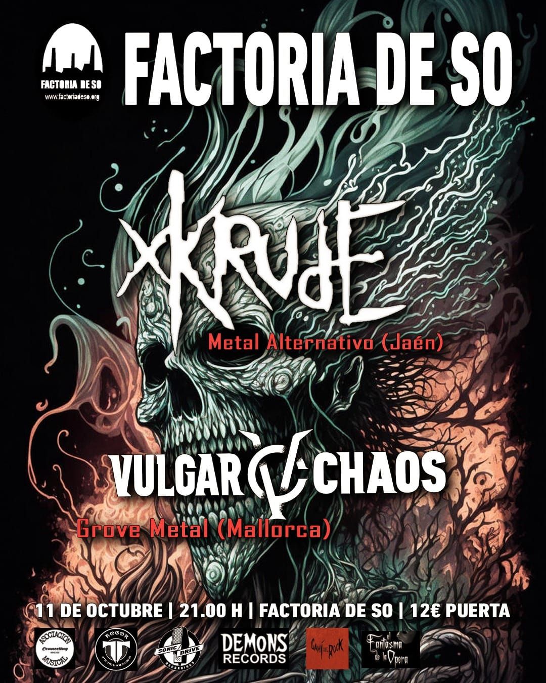 xKrude (Ja\u00e9n) + Vulgar Chaos - Factoria de s\u00f2