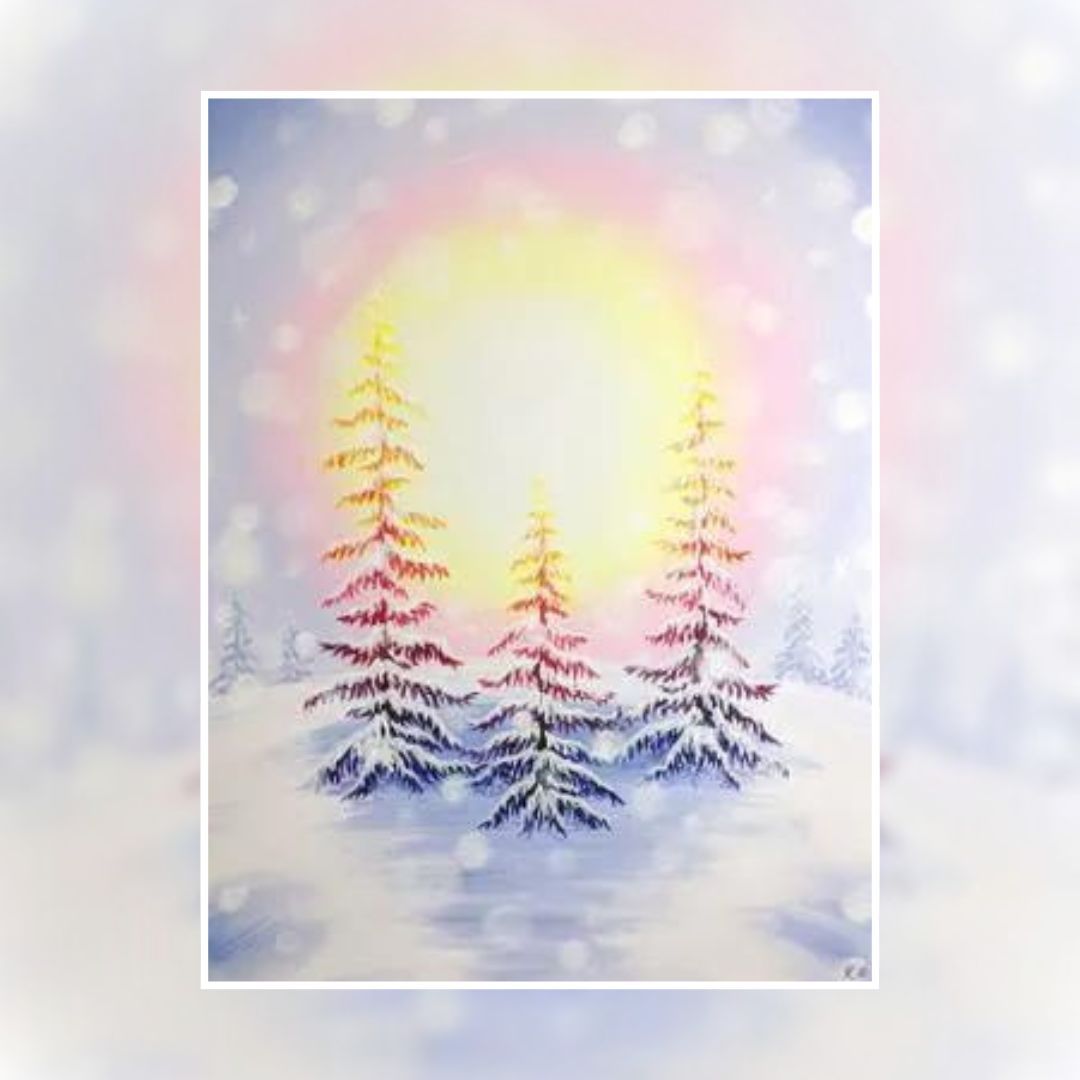 Winter Solstice\/Holiday Paint Nite near the Maine Mall at Uno's in South Portland, Maine