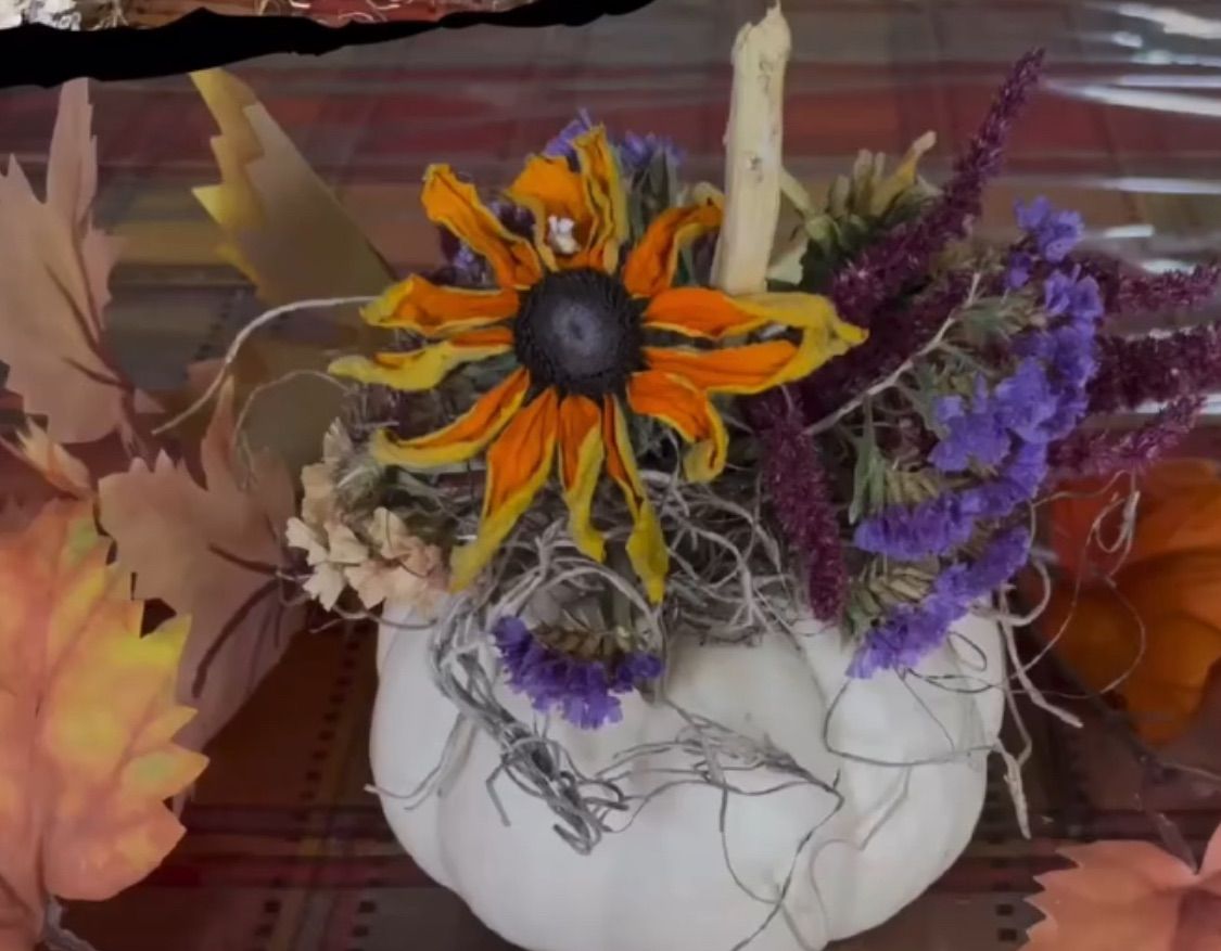 Dried Floral Pumpkin Workshop