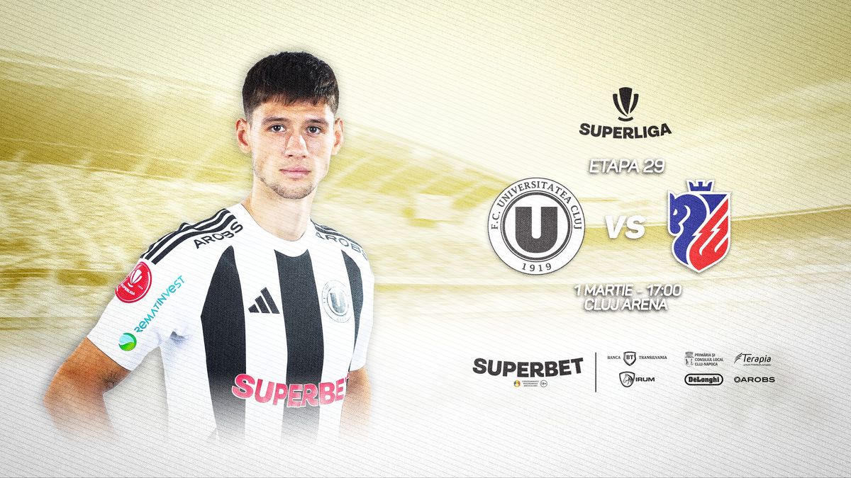 SUPERLIGA | FC Universitatea Cluj - FC Boto\u0219ani