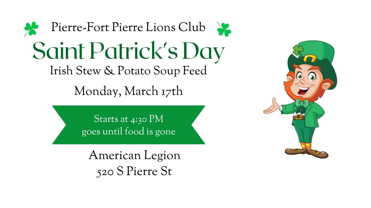 St Patrick's Day Irish Stew & Potato Soup Feed