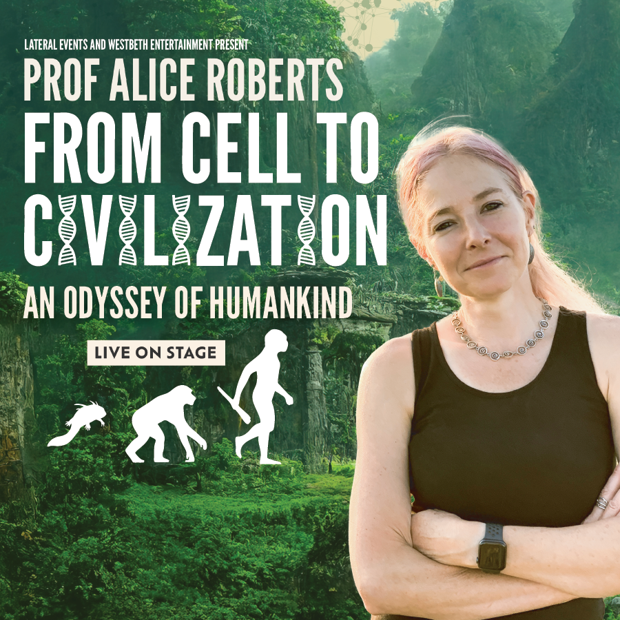 Professor Alice Roberts at Northern Alberta Jubilee Auditorium