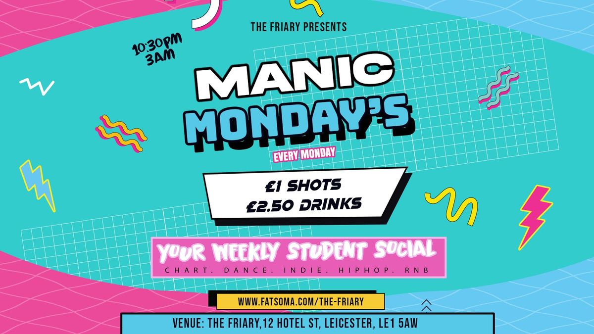 MANIC MONDAYS \ud83e\udea9 | The Official Monday Session | 13th October