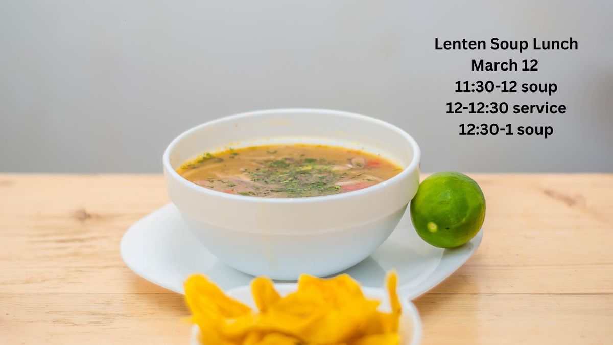 Lenten Soup Lunch - RCCM