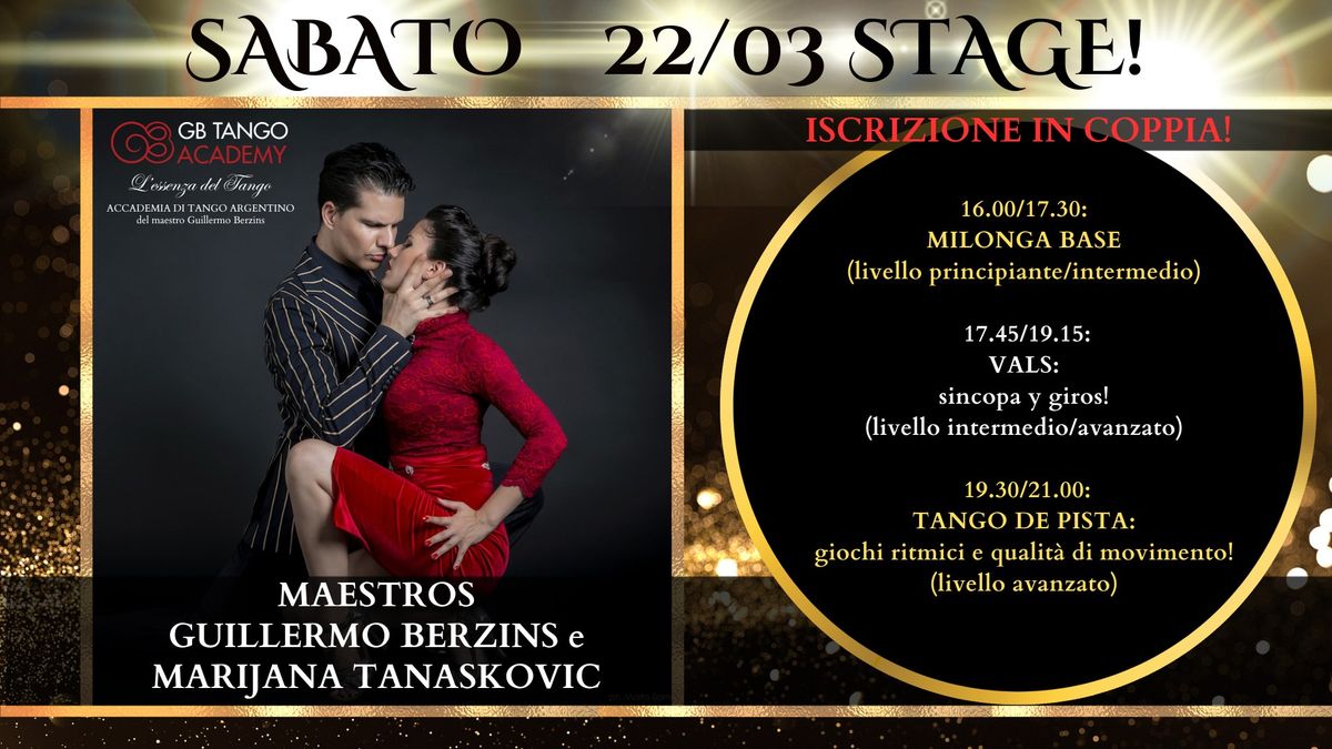 STAGE TEMATICO! GB TANGO ACADEMY