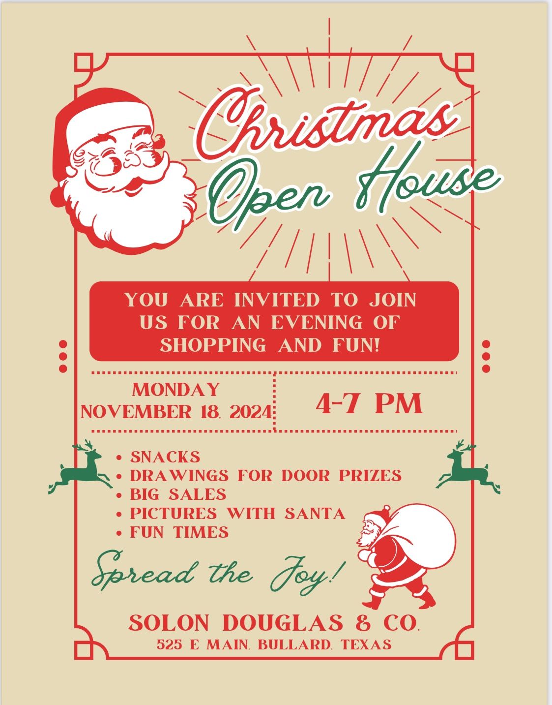 Christmas Open House