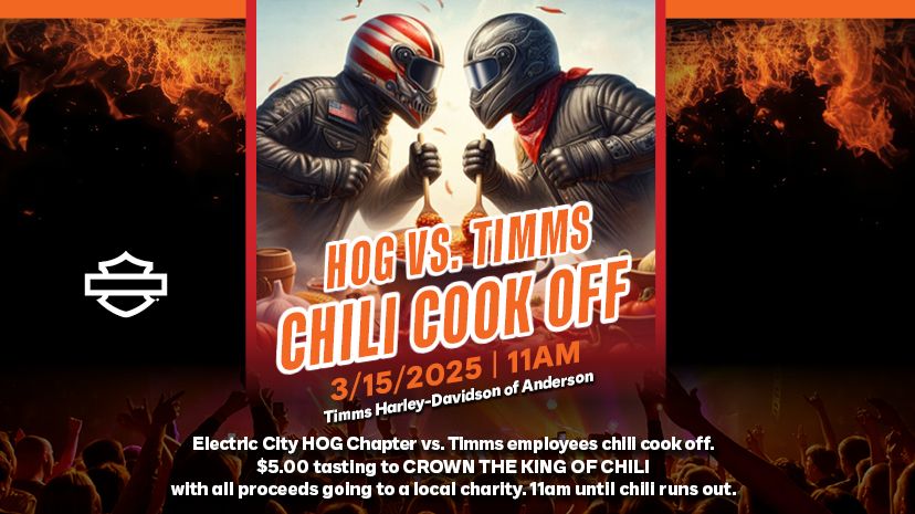 HOG Chapter vs. Timms Team Chili Cook Off