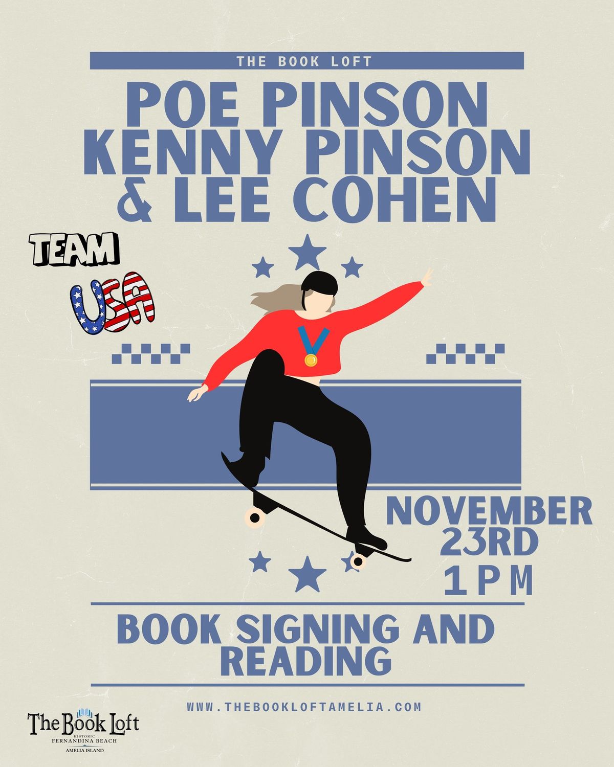 Book Signing and Reading with Poe Pinson & Kenny Pinson featuring Lee Cohen