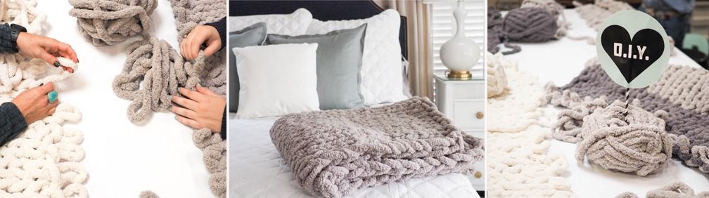 Chunky Knit Blankets with AR Workshop Mechanicsville