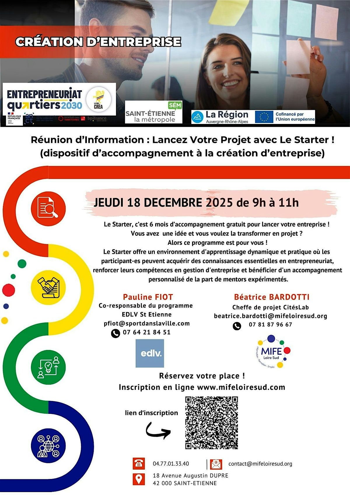 R\u00e9union d'information : Lancez votre projet avec le Starter !