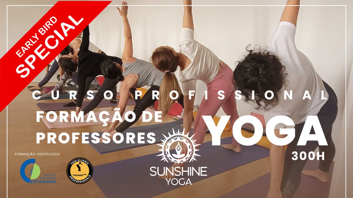 Curso Forma\u00e7\u00e3o Professores de Yoga - 300h