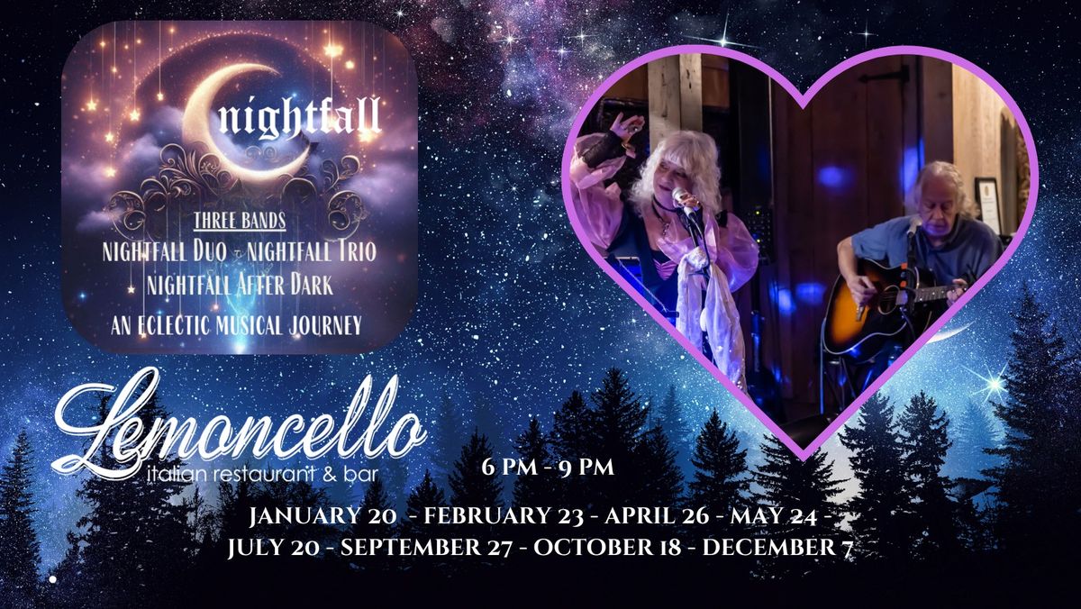 Nightfall Duo LIVE at Lemoncello Italian Restaurant and Bar