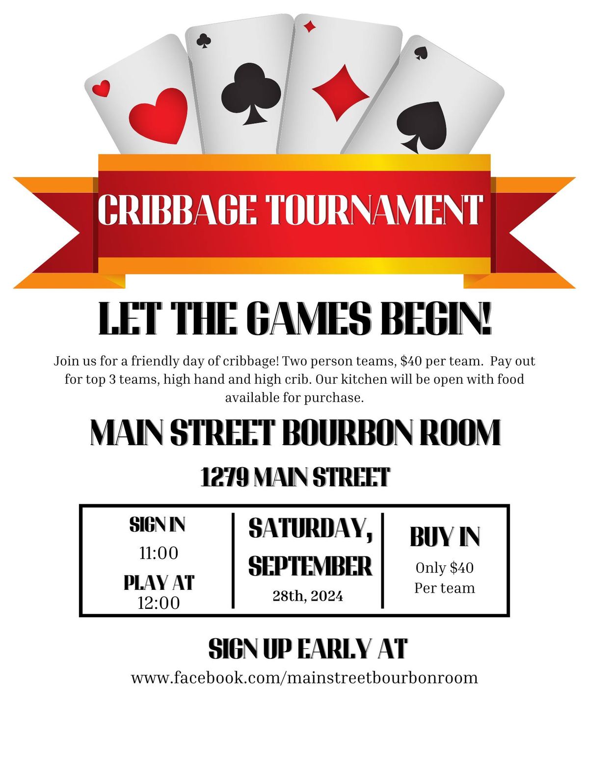 MSBR Cribbage Tournament 