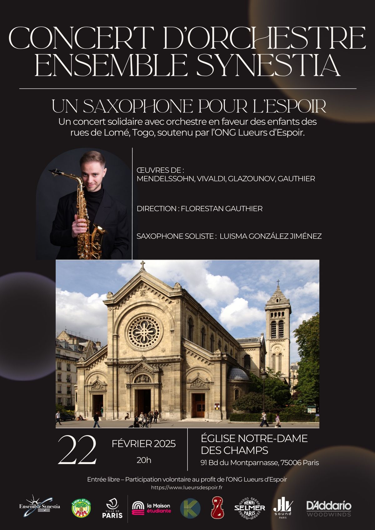 Un Saxophone pour l\u2019espoir