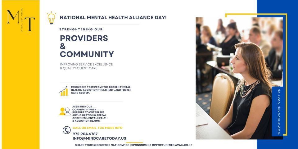 National Mental Health Alliance Day - Phoenix, Arizona