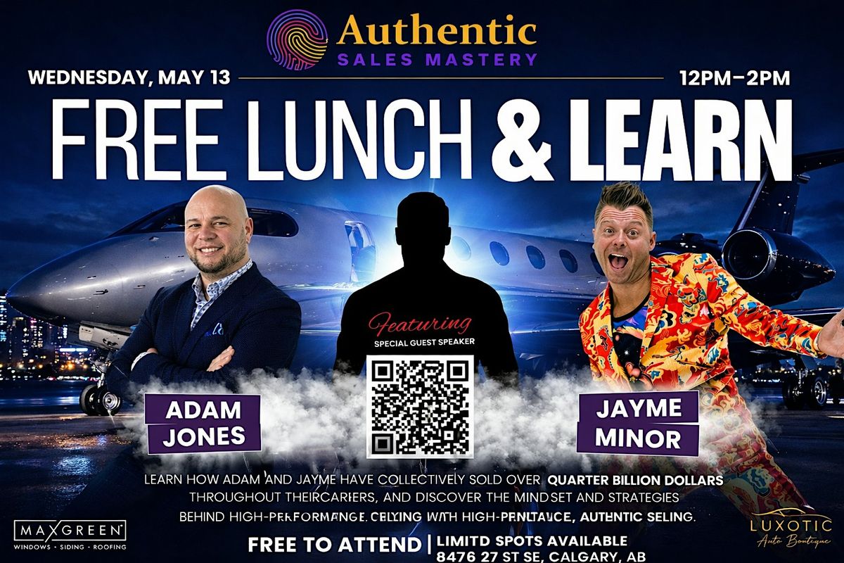 Authentic Sales Master - Free Lunch and Learn