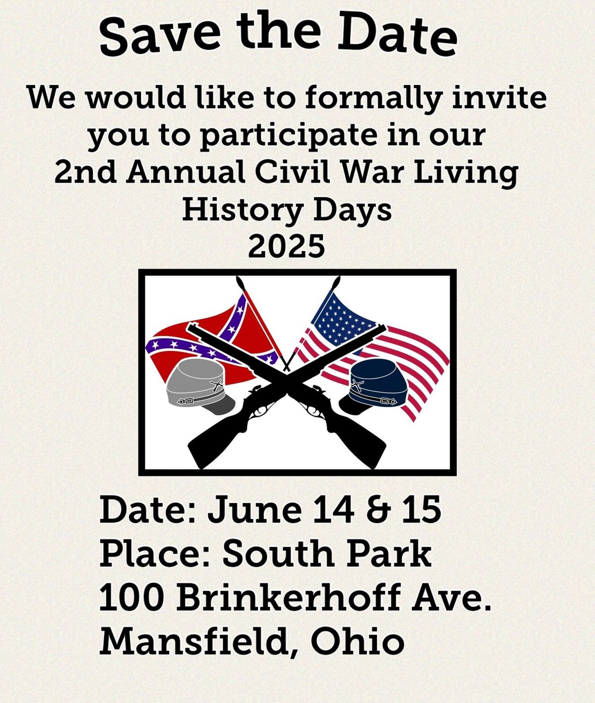 2nd Annual Civil War Living History Days