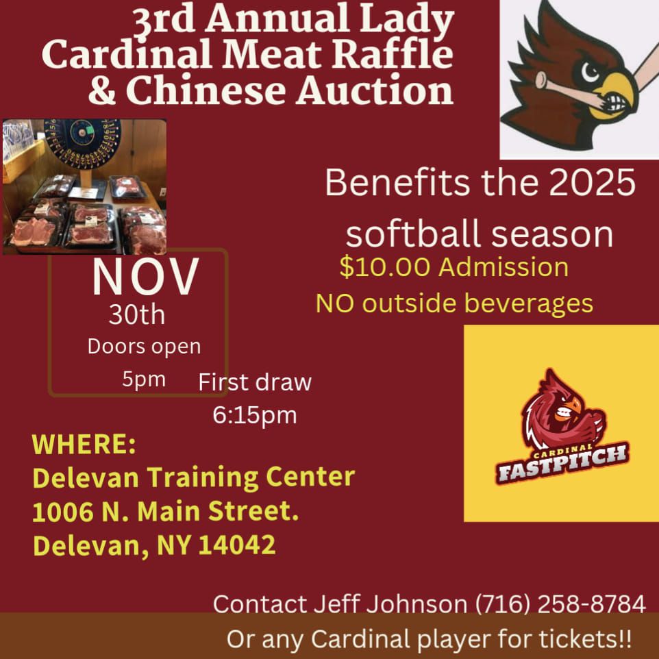 3rd Annual Lady Cardinal Meat Raffle 