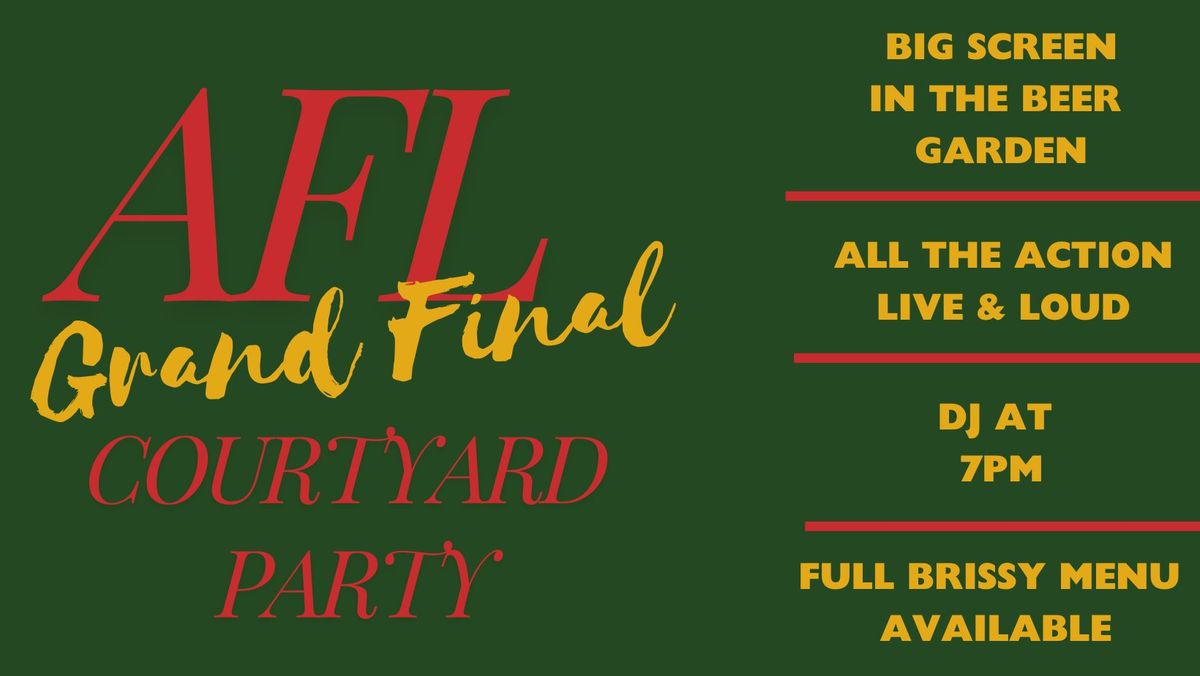 AFL Grand Final Courtyard Party