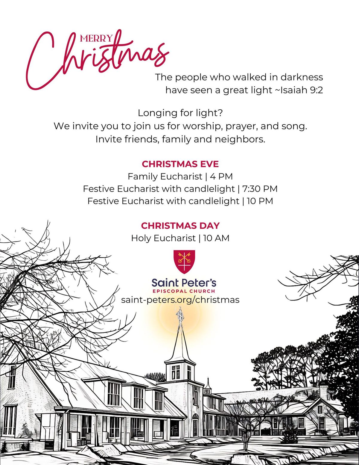 Celebrate Christmas at Saint Peter's!