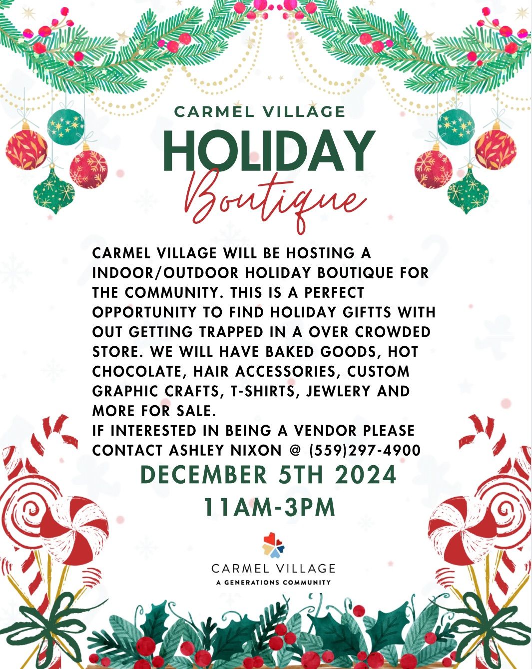 Carmel Village Holiday Boutique 