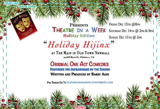 Theatre in a Week: The Holiday Edition presented by Theatre in a Week and Off Book Theatre