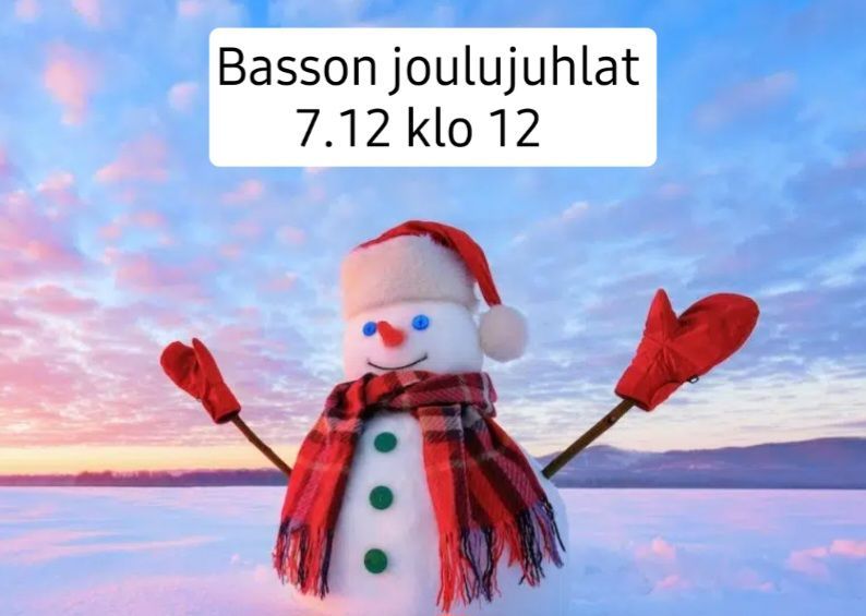 Basson joulujuhlat 7.12 klo 12