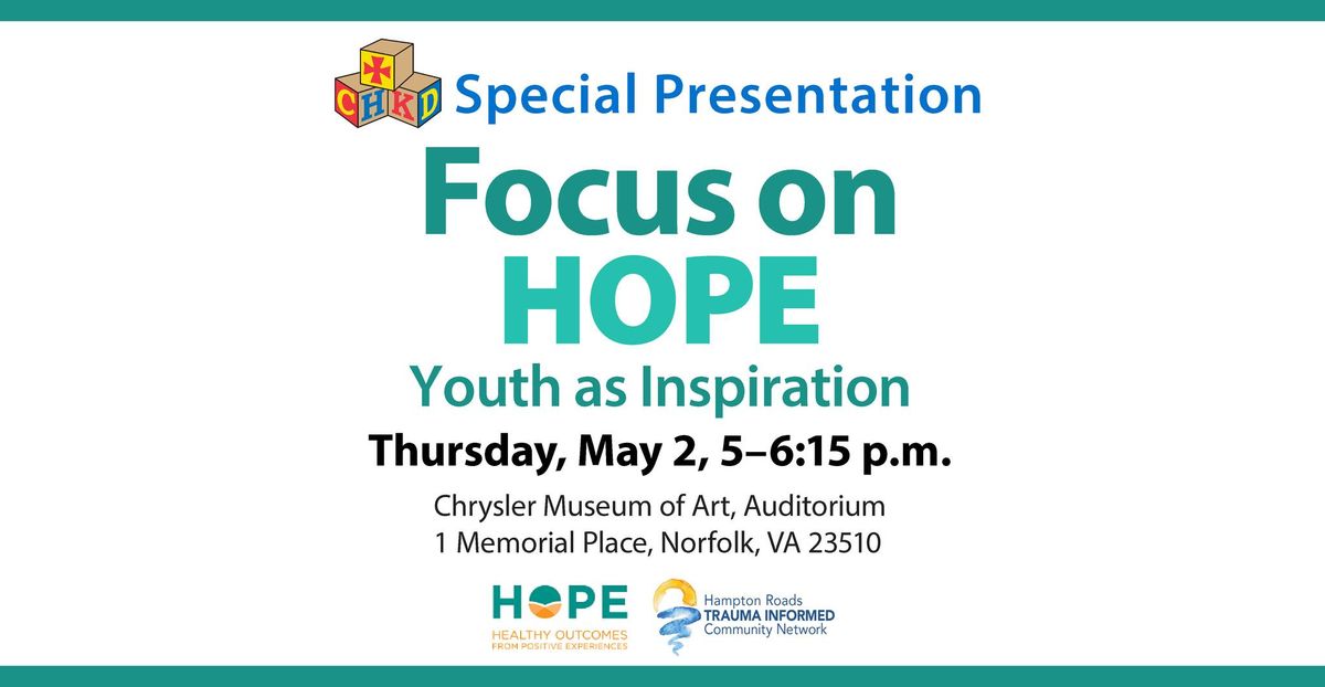 Focus on HOPE: Youth as Inspiration