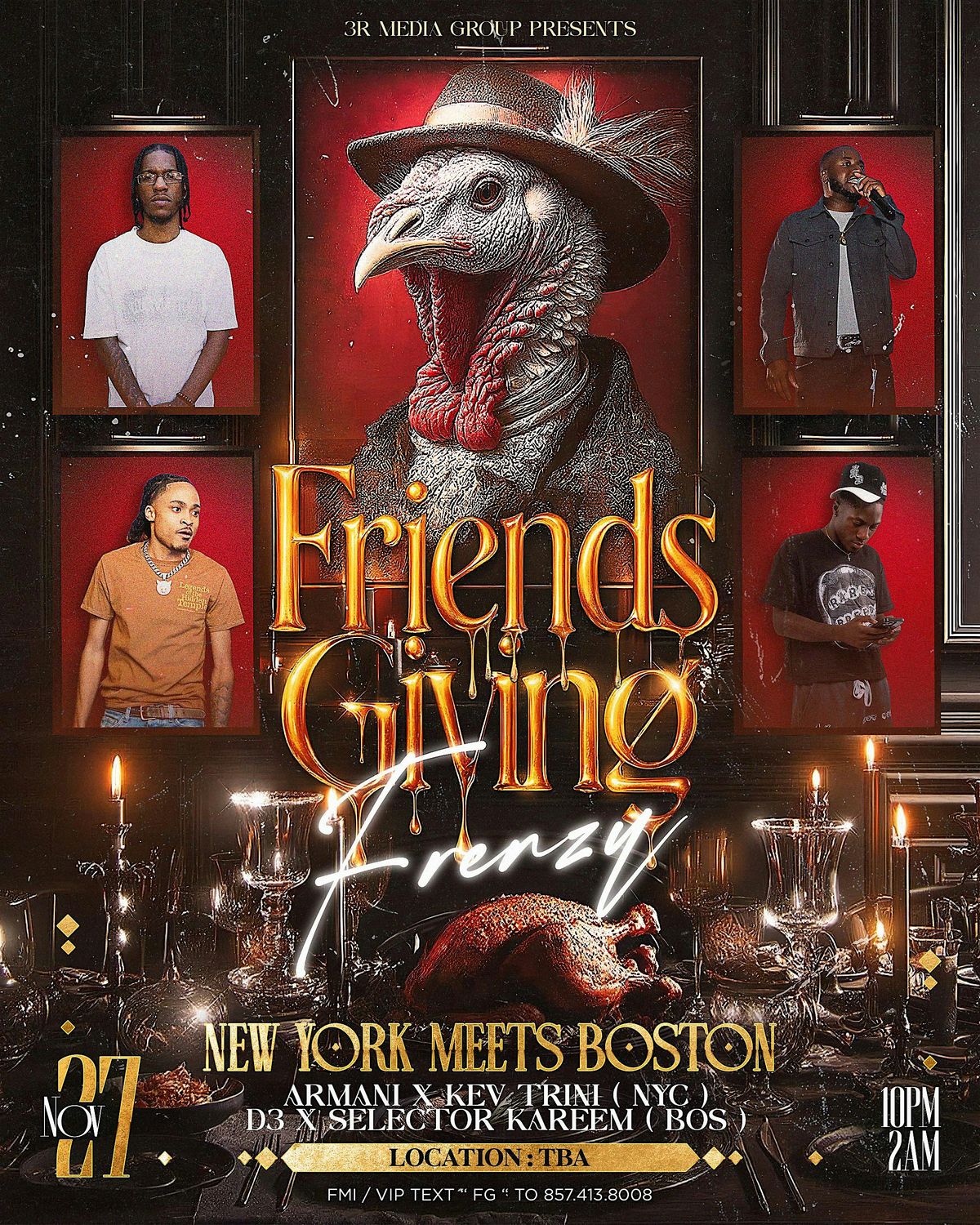 FRIENDSGIVING FRENZY - NY VS BOS